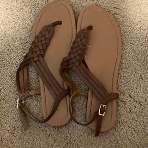 Brown sandals